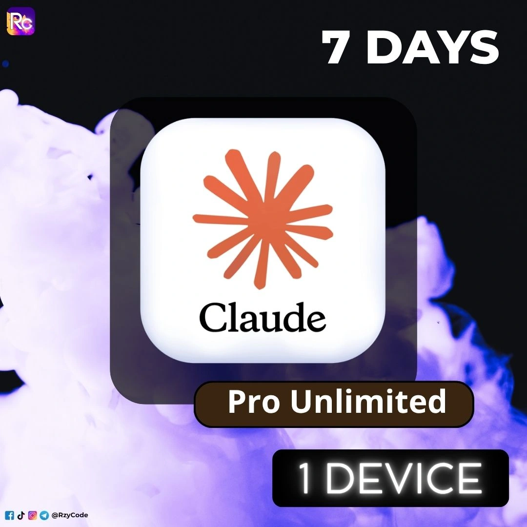 Claude | Pro | UNLIMITED | 1 Device | 7 Days
