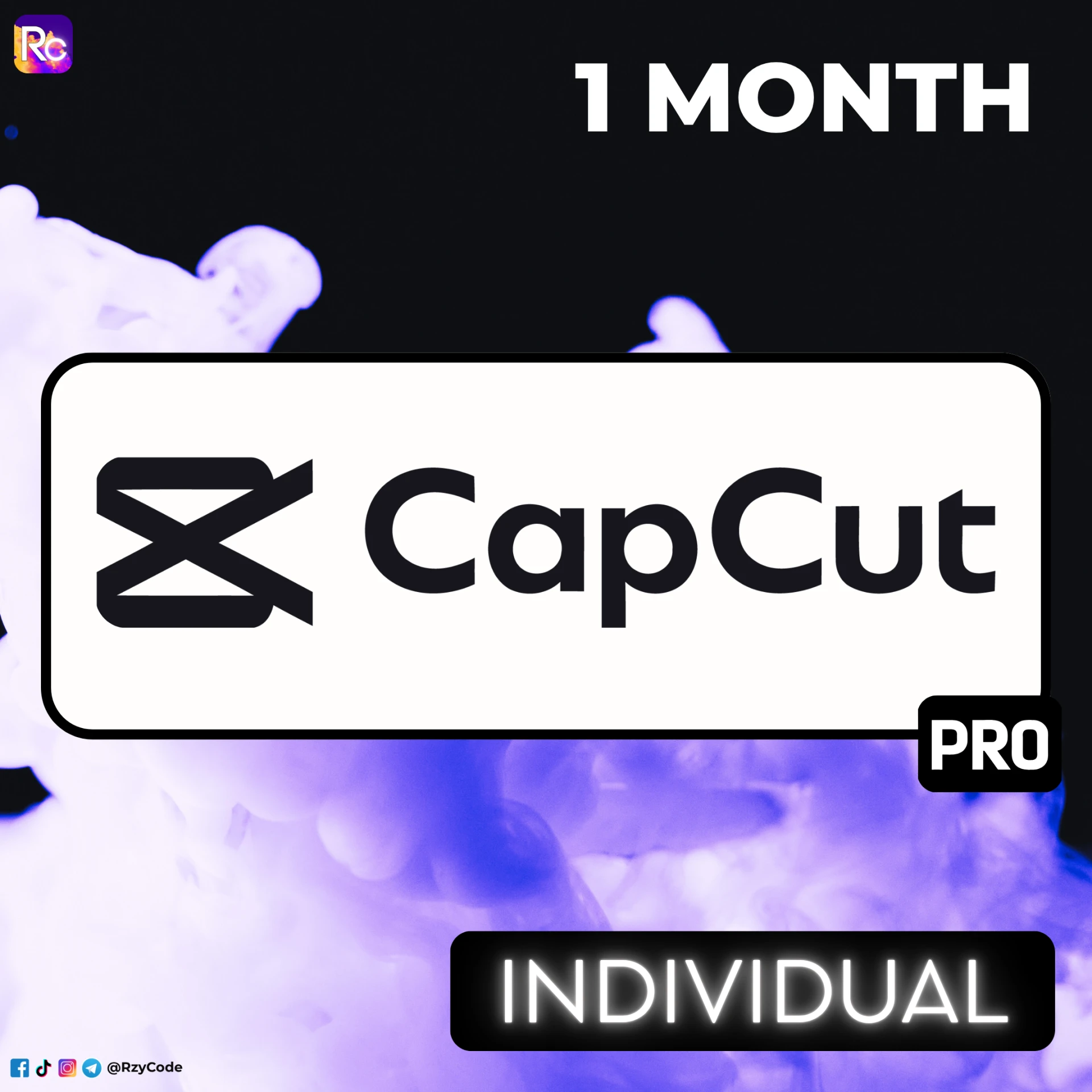 CapCut Pro | Individual | 1 Month